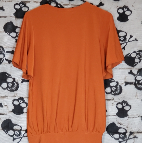 SUNNY USA SHORT SLEEVE BLOUSE - Picture 2 of 3